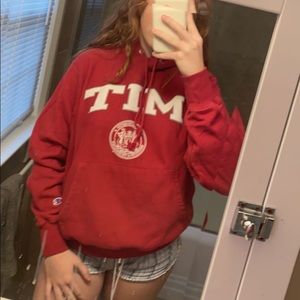 champion MIT reverse weave womens hoodie